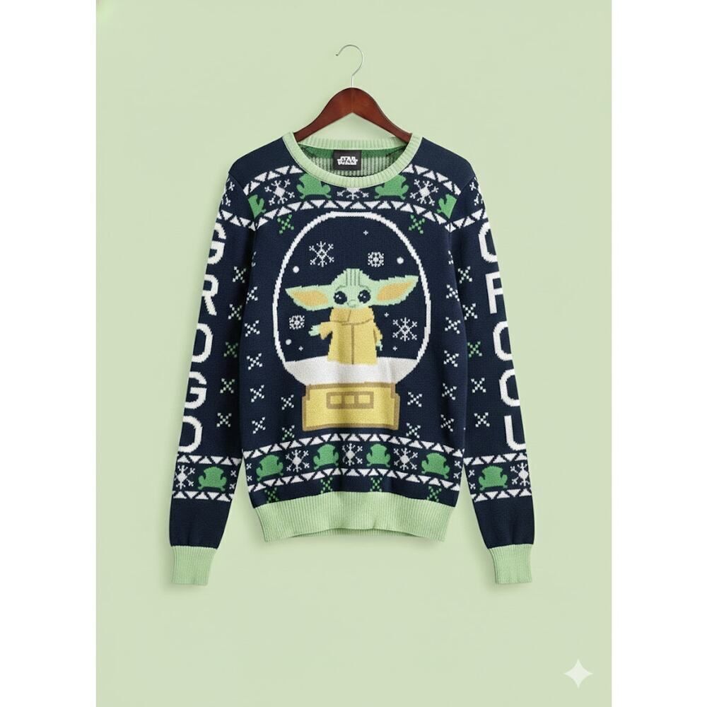 Star Wars Geeknet Grogu Baby Yoda Star Wars Christmas Sweater M Ugly Christmas